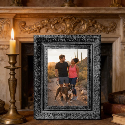 Cadre photo 3 pièces 8 "x 10" noir pour présentation de photos de famille