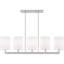 Lustre classique à 5 lumières avec abat-jour-86096612