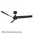 Chill Indoor/Outdoor 3-Blade Smart Ceiling Fan With Integrated Dimmable LED Light and Bluetooth Remote Control Included, Selectable Color Temperature (2700K, 3000K, 3500K, 4000K)-123804469