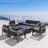 Caggiano 7 - Person Patio Conversation Sets with Cushions