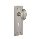Mission Plate with Decorative Keyhole and Homestead Door Knob