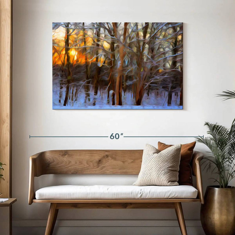 Alvord, Pennsylvanie, neige hivernale, H 30 po x l 45 po