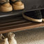 Banc rembourré en cuir de microfibre