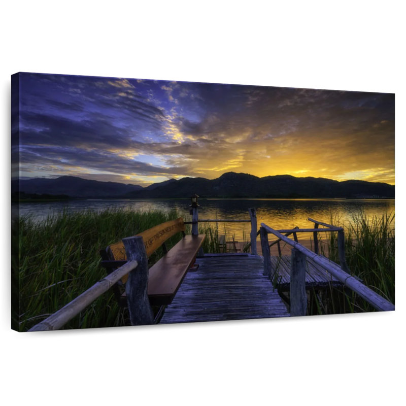 Alvord Scenic Lake Sunrise, 20" H x 30" W