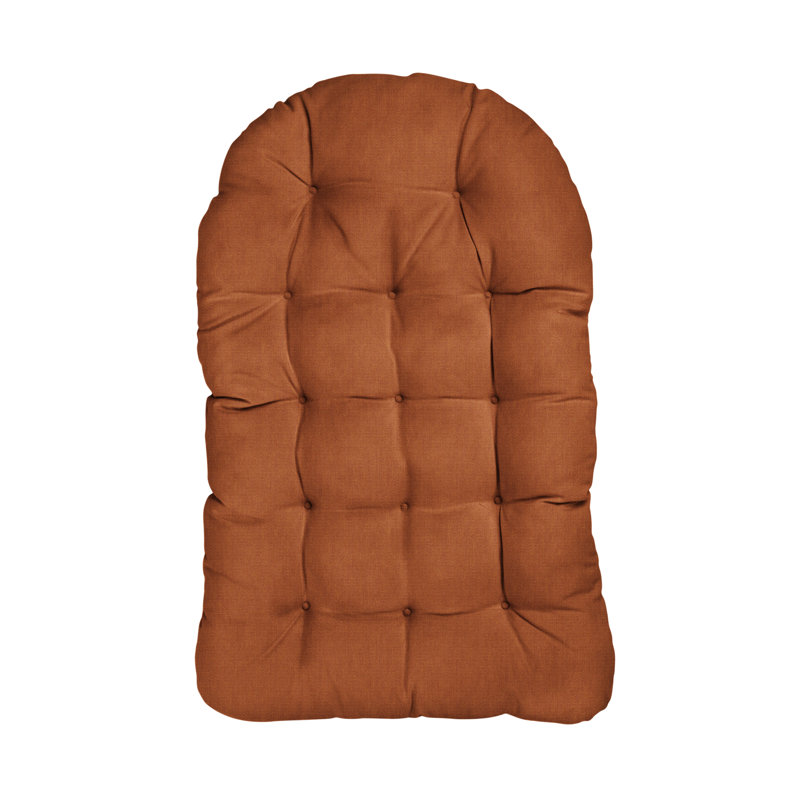 Outdoor Sunbrella Seat/Back Cushion for Egg Chair, Rust
