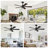 Cissline 2-Pack 42" Unique Rustic Farmhouse Black Ceiling Fan with Light for Bedroom-91942188