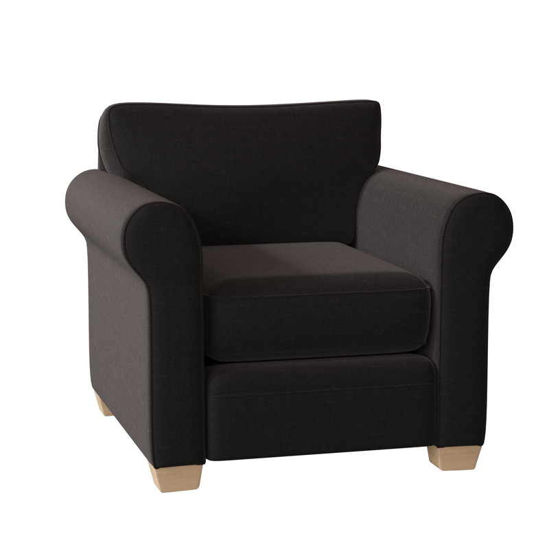 Fauteuil Quaker, Espresso, Acier Entice