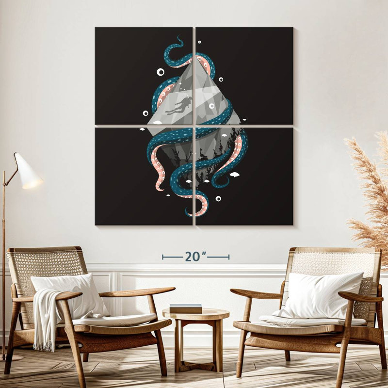 Senne Octopus Emblem, 57" H x 57" W