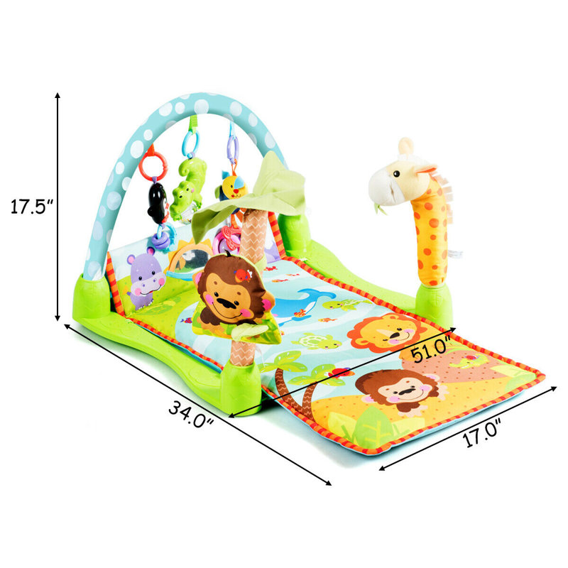 34'' L with Hanging Toys