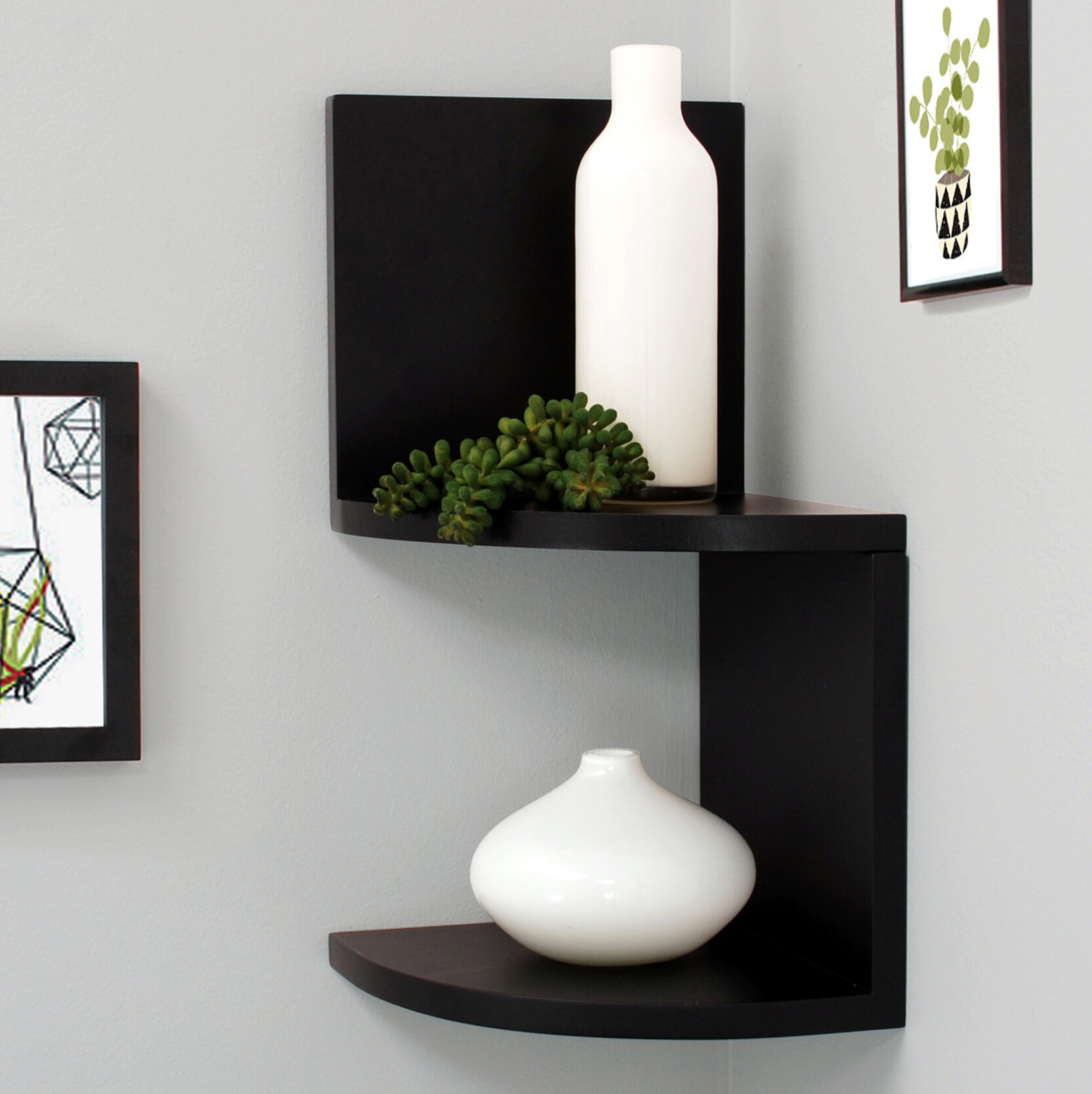 Ceramic Corner Shelf
