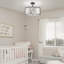Mance 3 Light Drum Semi Flush Mount