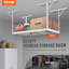 182.9cm W Metal Height -Adjustable Ceiling Mounted Rack