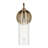 13" 1-Light Wall Sconce with Clear Glass-108202013