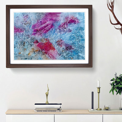 Excitement of Colour in Abstract - Picture Frame Painting Print