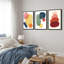 Abstrait aux couleurs vives, "Boho Bold Bright Circle Art", images murales géométriques colorées et modernes, impression sur toile encadrée, 3 pièces, art mural "16" x 24 "x 3 pièces, 24" x 36 "x 3 pièces-94434182-94434181-119461105