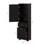 Grande armoire de rangement pour salle de bain avec deux tiroirs de tailles différentes et une tablette réglable