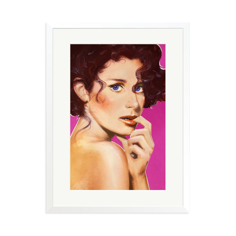 Debra Winger, White, 31" H x 23" W