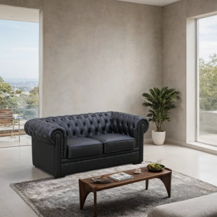 Causeuse Chesterfield 72,5 po