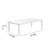 Black Walnut Rectangular Coffee Table-104028690