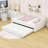 Upholstered Daybed with LED Lights and Trundle-584229255
