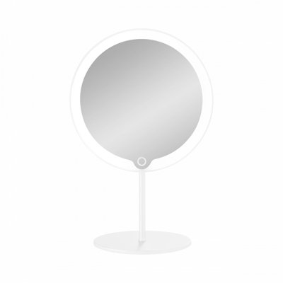 LED-Kosmetikspiegel Rund aus Kunststoff