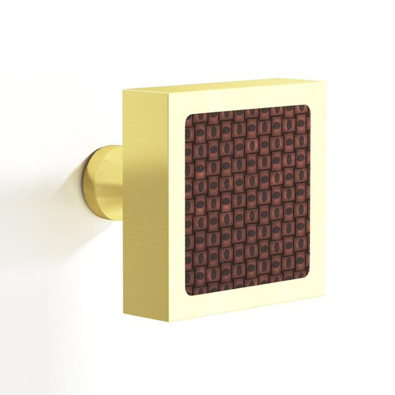 Série de boutons d'armoire L120, Laiton poli