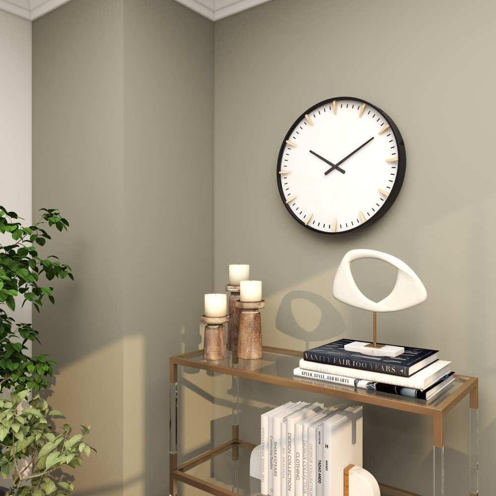 Della Wall Clock, Black