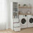 Elise Modular Wood Closet System With Mirror In White