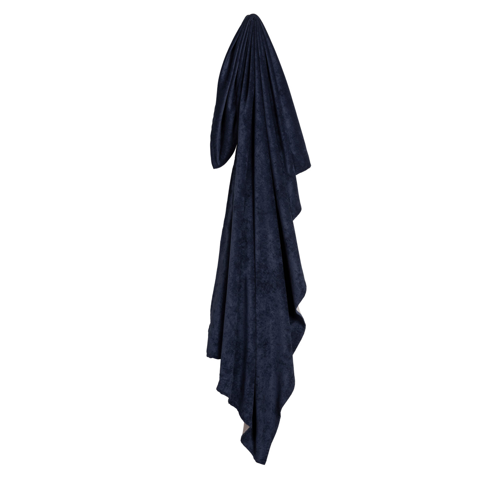 Chambliss Hemmed Throw Blanket, Queen, Navy