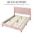 Permelia Upholstered Bed Tufted Headboard with Wing Side-1016116443-1067102968