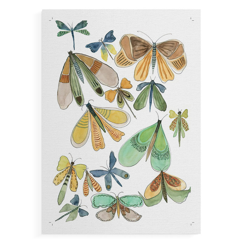 Wings Galore II - Impression sur toile seulement - NON-CADRE, H 48 po x l 32 po