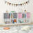 Bookcase With Collapsible Fabric Drawers