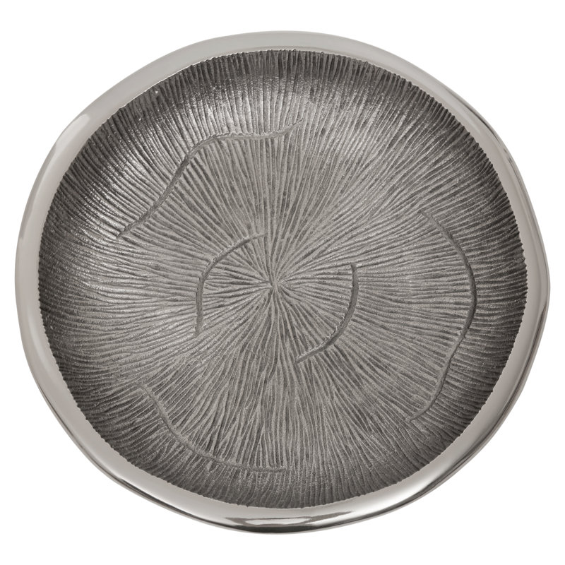 Brodersen Metal Decorative Bowl 1, 5cm H x 32cm W x 32cm D