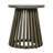 Corianna Round Acacia Wood Side Table With Slatted Base-115151654