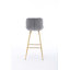 Ensemble de 2 tabourets de bar, avec tabouret de comptoir en tissu chromé et repose-pieds-1634016978