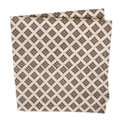 Espinosa Cotton Geometric Square Napkin
