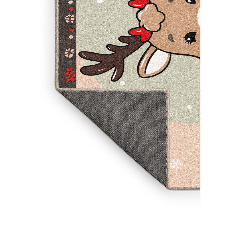 Tapis vacances de Noël The Holiday Aisle®, Tapis de couloir 2 pi x 4 pi