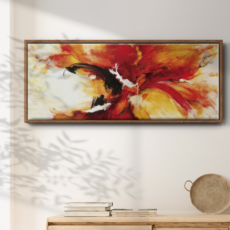 The Phoenix - Framed Canvas, 12" H x 30" W