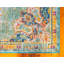 Tapis oriental vert / bleu / rouge en polypropylène tissé à la machine Pennylane-87291014