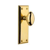 Grandeur Fifth Avenue Plate Double Dummy with Eden Prairie Door Knob