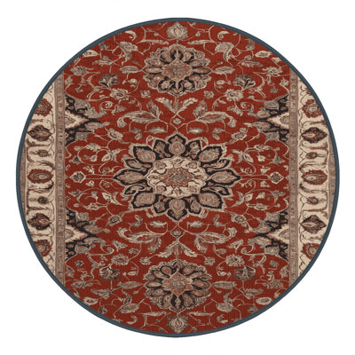 Machine Washable Persian Brown Area Rug