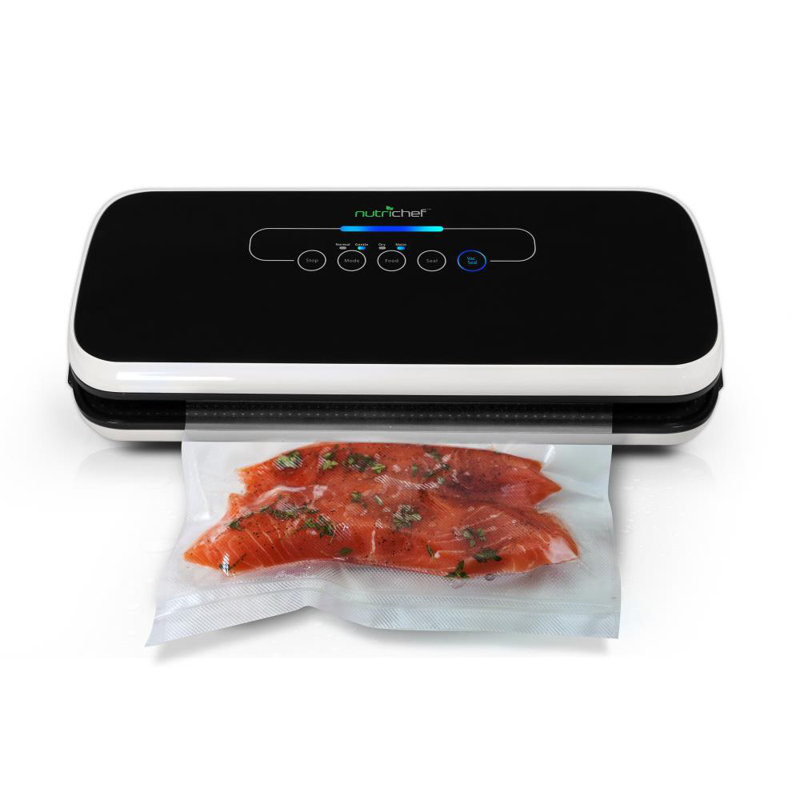 NutriChef Automatic Food Vacuum Sealer, Black