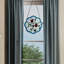 Panneau de vitrail rond 12 "H Ladybugs