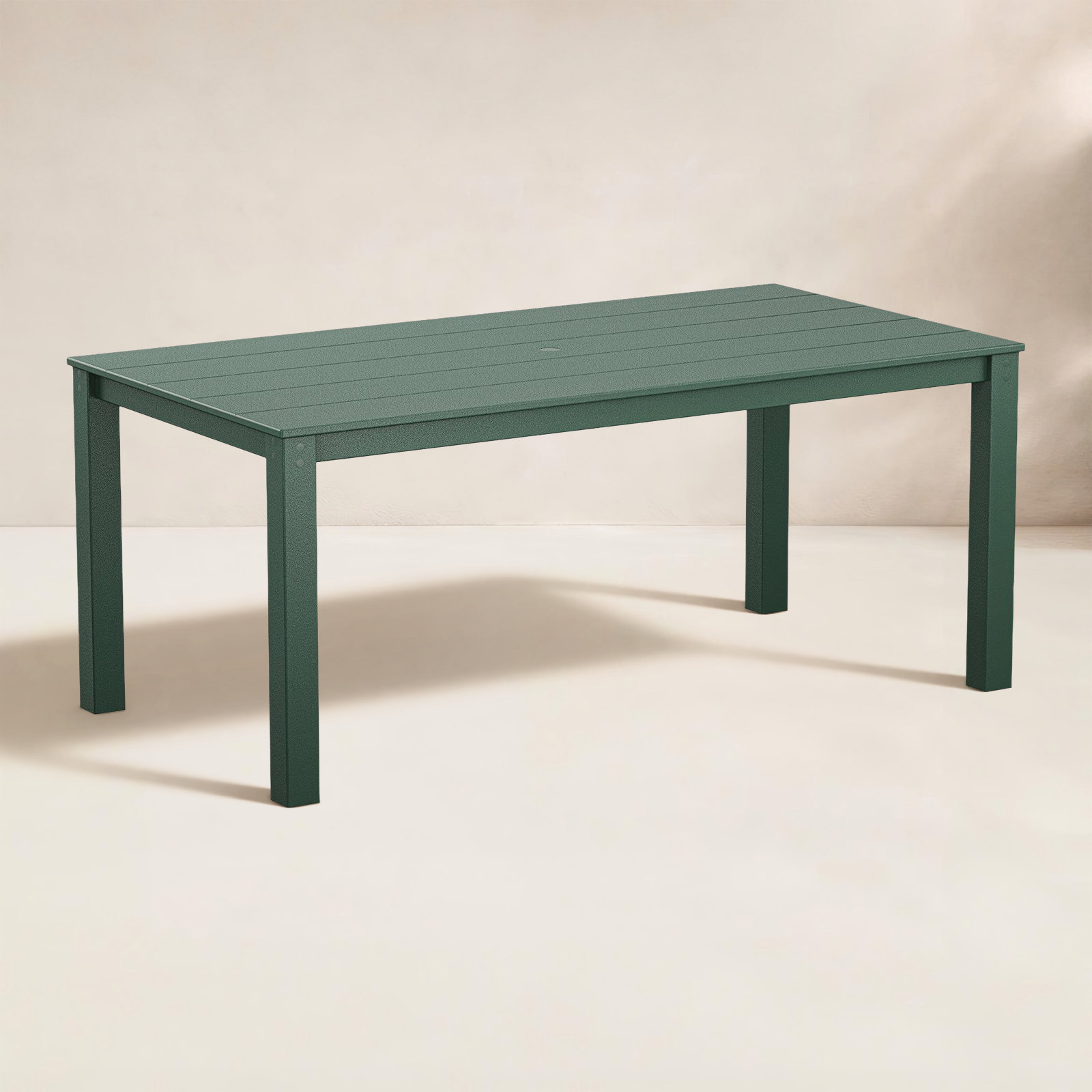 POLYWOOD® Tables 72" Patio Dining Table, Green