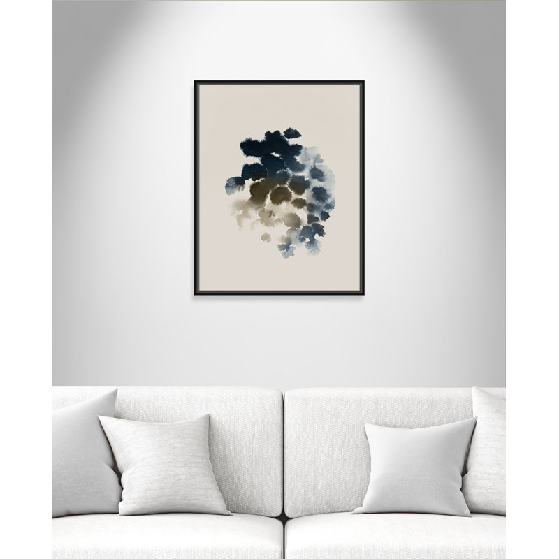 «Emerald Azure II» par Casa Fine Arts, Noir, H 29,5 po x l 23,5 po
