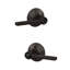 Latitude Keyed Door Lever with Round Rosette-92697545