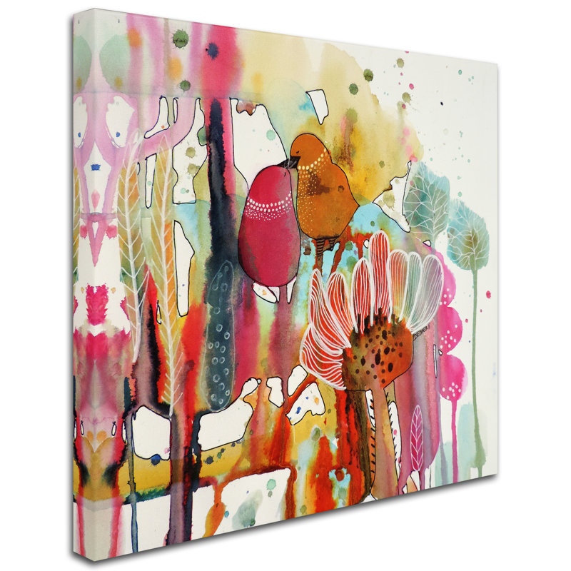 «Cheek to Cheek» de Breagh, reproduction sur toile tendue, H 18 po x l 18 po