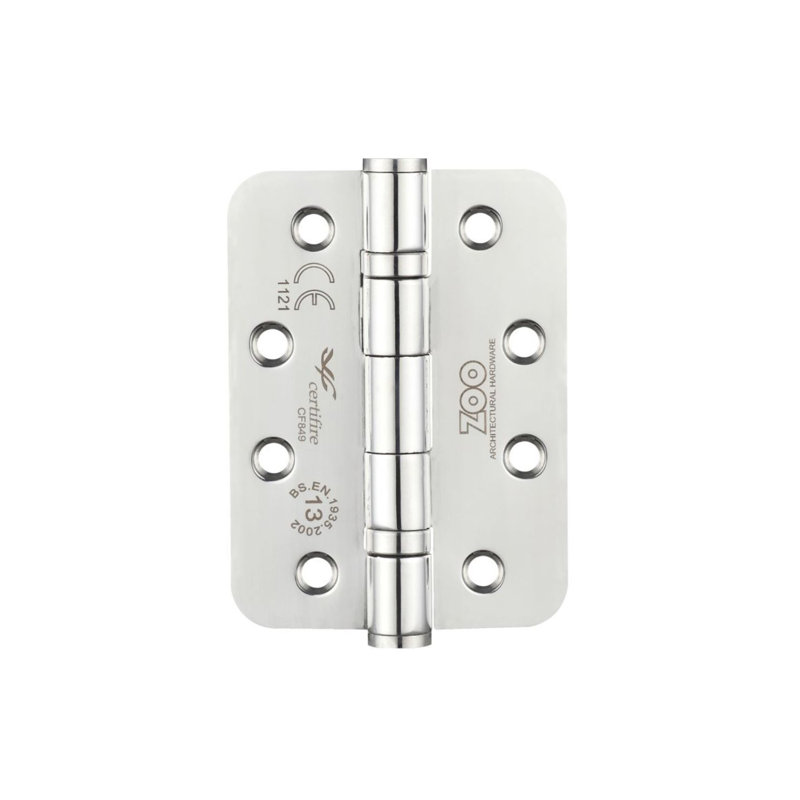 10.2cm H x 7.5cm W Butt Bearing Single Door Hinge