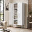 Élégante armoire de bureau avec fermetures magnétiques silencieuses, poignées en aluminium durables et beaucoup de rangement-847684458