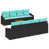 Coussin bleu / cadre noir est en rupture de stock
